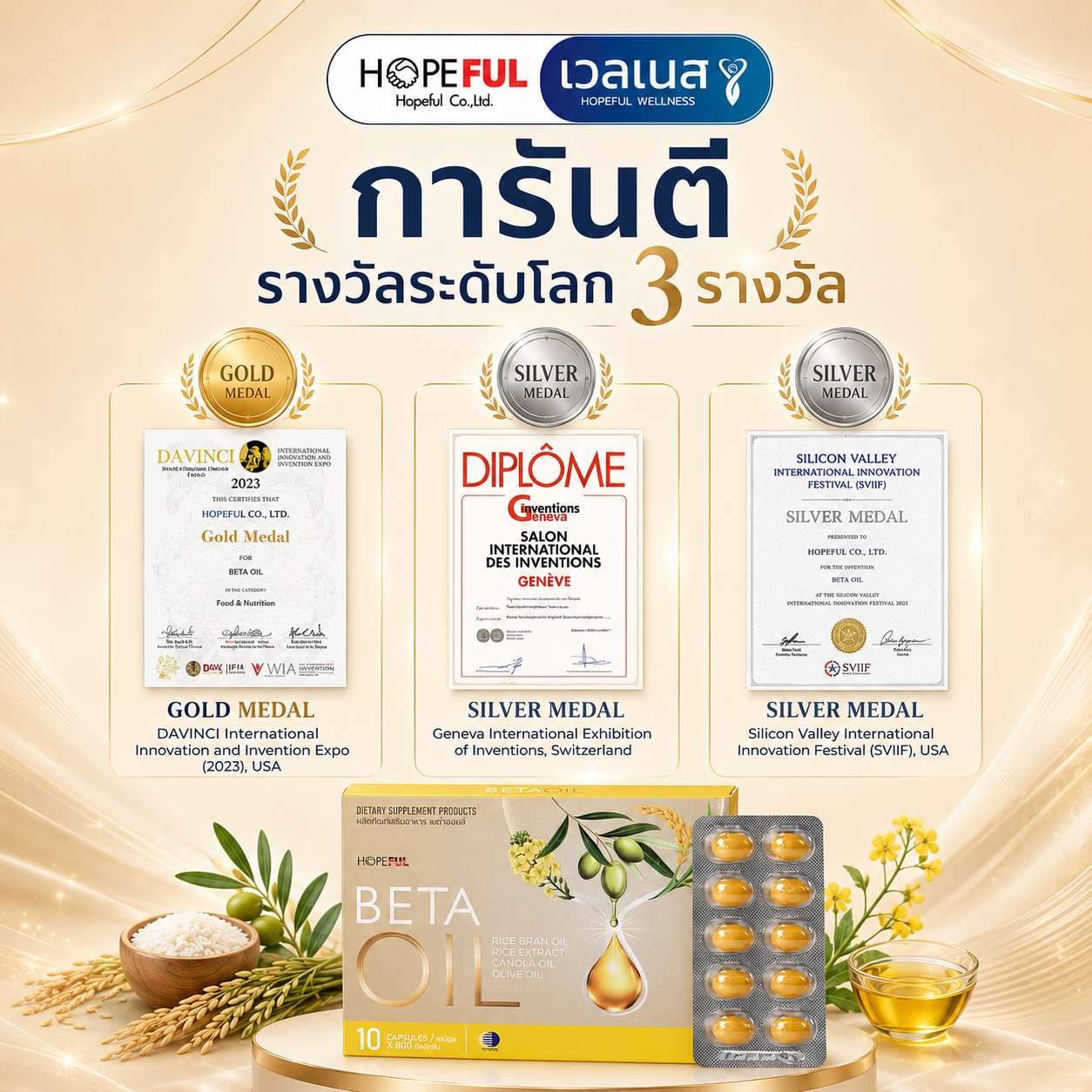 เบต้าออยล์ BETA OIL 1 กล่อง - Image 3