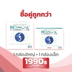 ราคา Betacal Plus 1 กล่องใหญ่ + 1 กล่องเล็ก