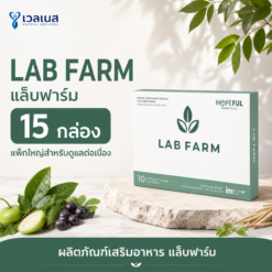 LAB FARM แล็บฟาร์ม 15 กล่อง แพ็กใหญ่สำหรับดูแลต่อเนื่อง ผลิตภัณฑ์เสริมอาหาร แล็บฟาร์ม