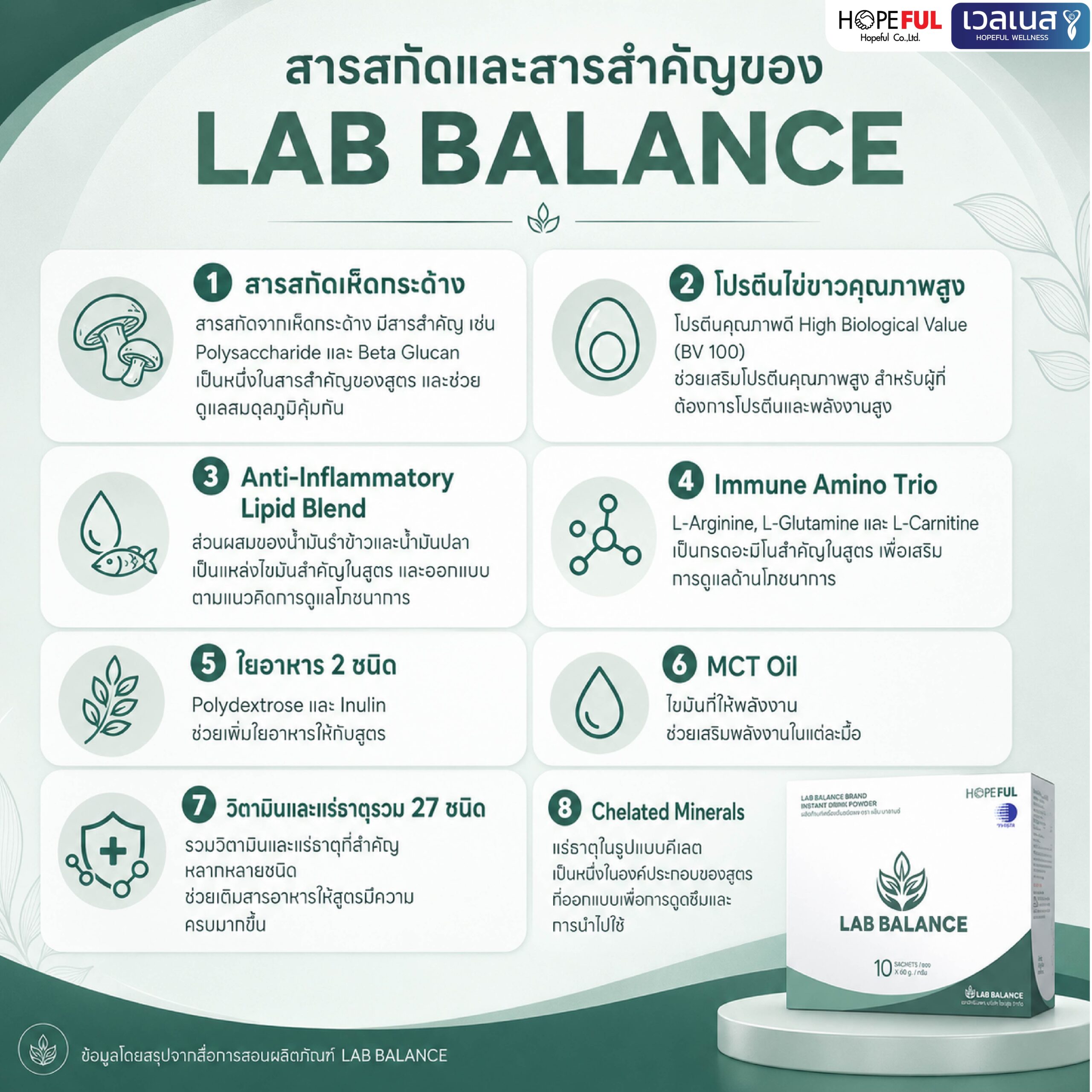 ภาพข้อมูล LAB BALANCE จากผู้จัดจำหน่าย ภาพ 3