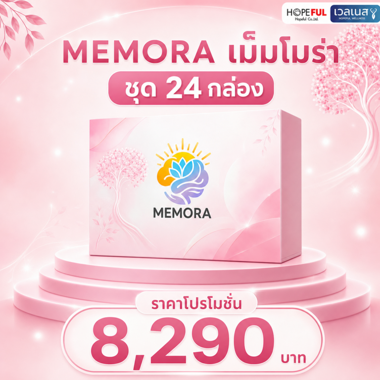 ภาพโปรโมชั่น MEMORA เม็มโมร่า 24 กล่อง ราคา 8,290 บาท
